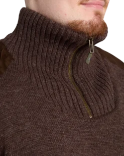 Hurricane Sweater | Herr | Brown Mel