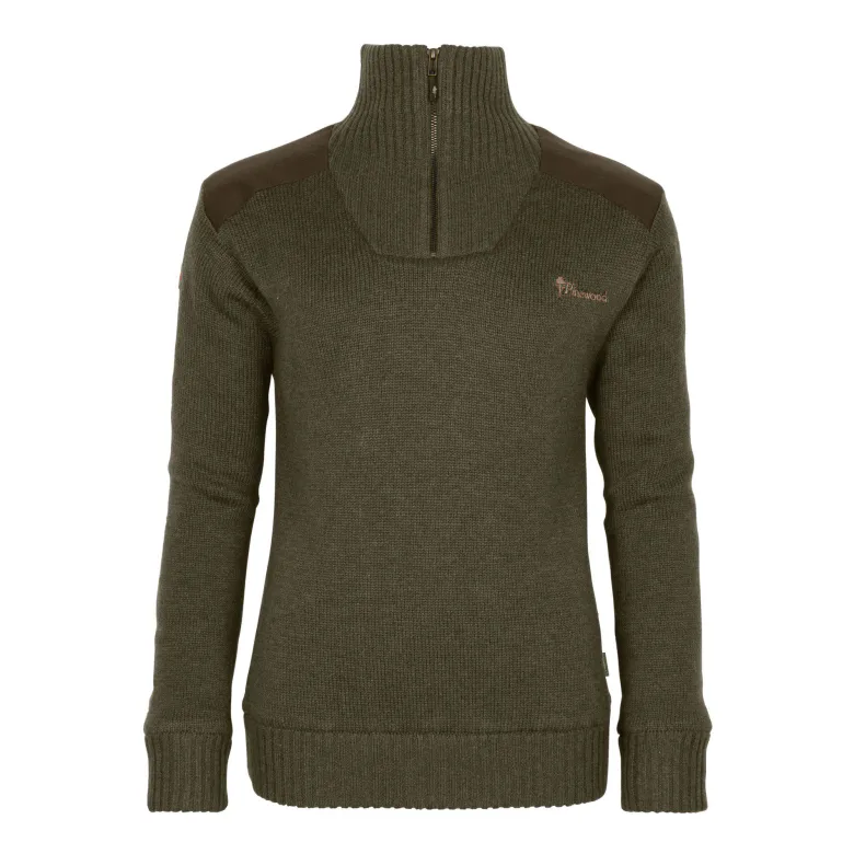 Hurricane Sweater W | Dam | Dark Green Mel