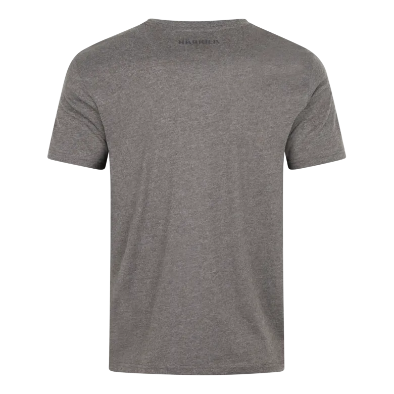 Identity kortärmad t-shirt | Brown melange