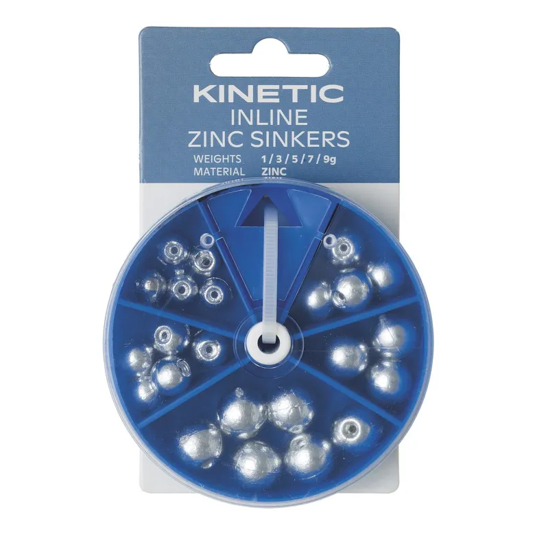 Inline Zinc Sinkers Assortment