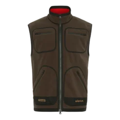Kamko fleece väst | Brown/Red