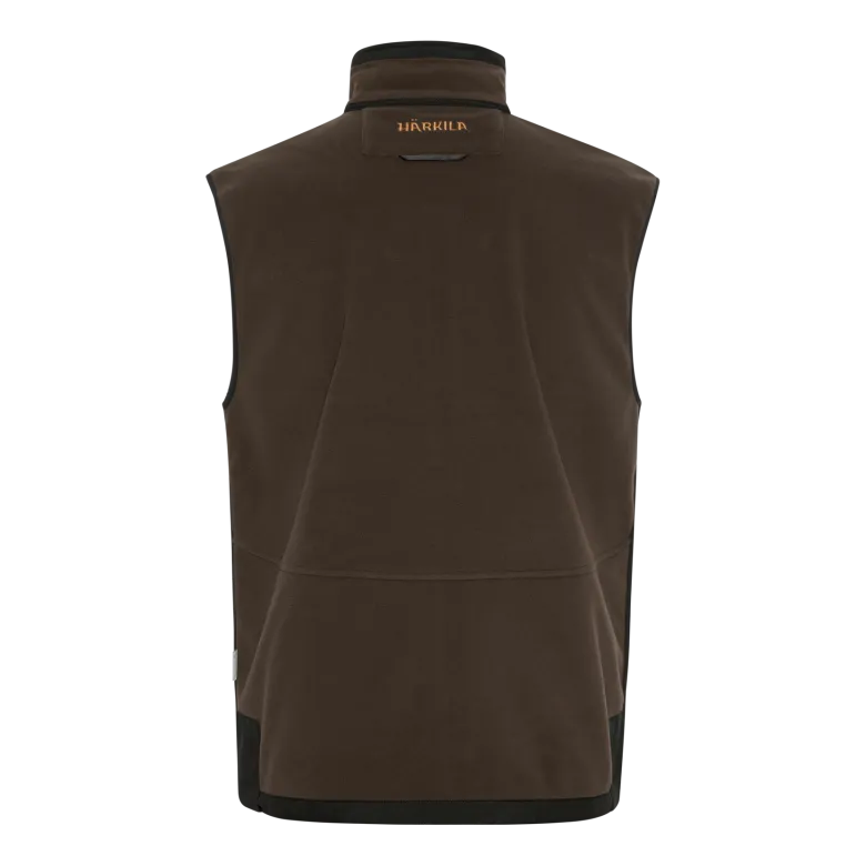 Kamko fleece väst | Brown/Red