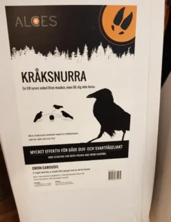 Kråksnurra Standard med tre flockade svartfåglar