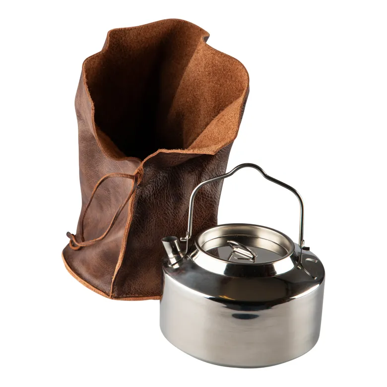 Läderpåse För Kaffepanna