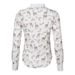 Leslie Half Placket Jersey Shirt Women | Oh Deer Pink