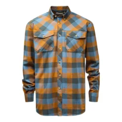 Lumbo Shirt | Herr | Fudge/Blue