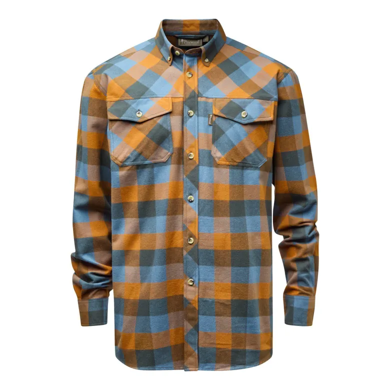 Lumbo Shirt | Herr | Fudge/Blue