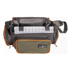 LURE BAG 1 BOX S OLIVE MELANGE/ORANGE | 38X21X19CM
