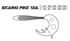 Lure - Sicario Pike Tail/spotted Bullhead