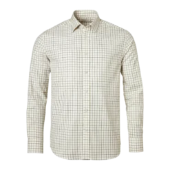 Luton Shooting Fit Shirt Men | Hunter Green Tattersall