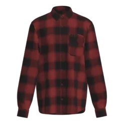 Lynx Wool Shirt | Red