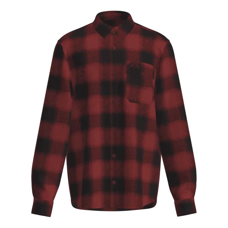 Lynx Wool Shirt | Red