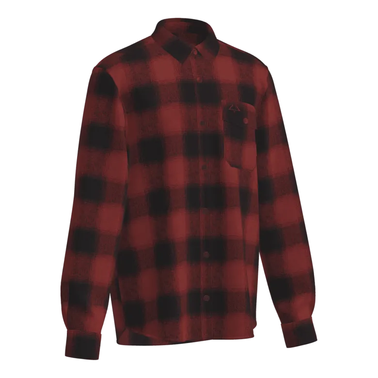Lynx Wool Shirt | Red
