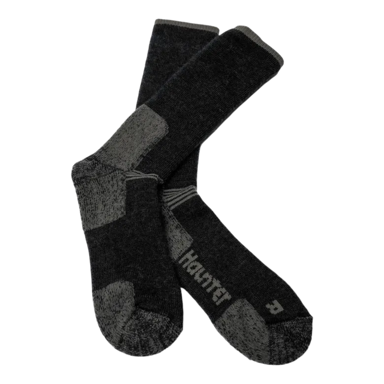 Merino Socks High | Grey