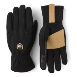 Merino Windwool Liner - 5 finger | Black