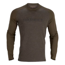 Metso L/S t-shirt | Olive night/Willow green