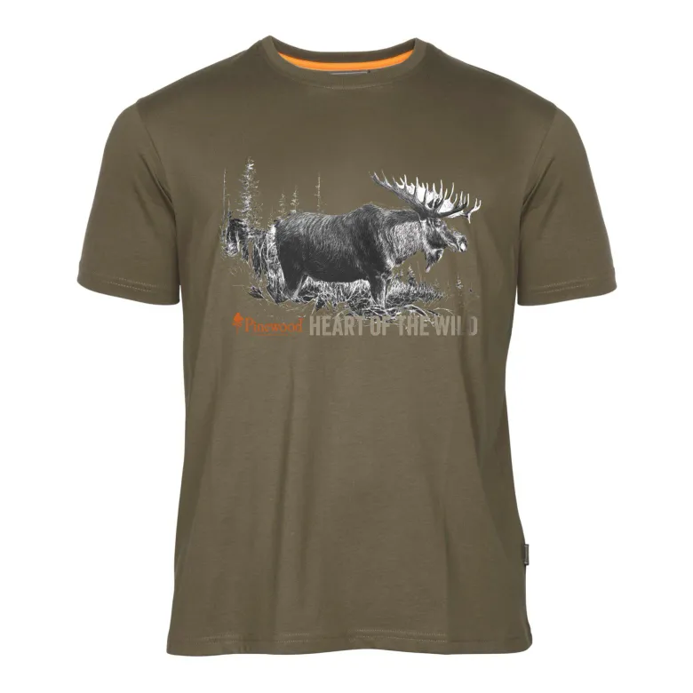 Moose T-Shirt | Herr | H.Brown