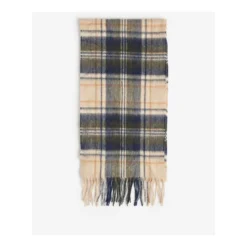 New Check Scarf | Sand Beige Plaid