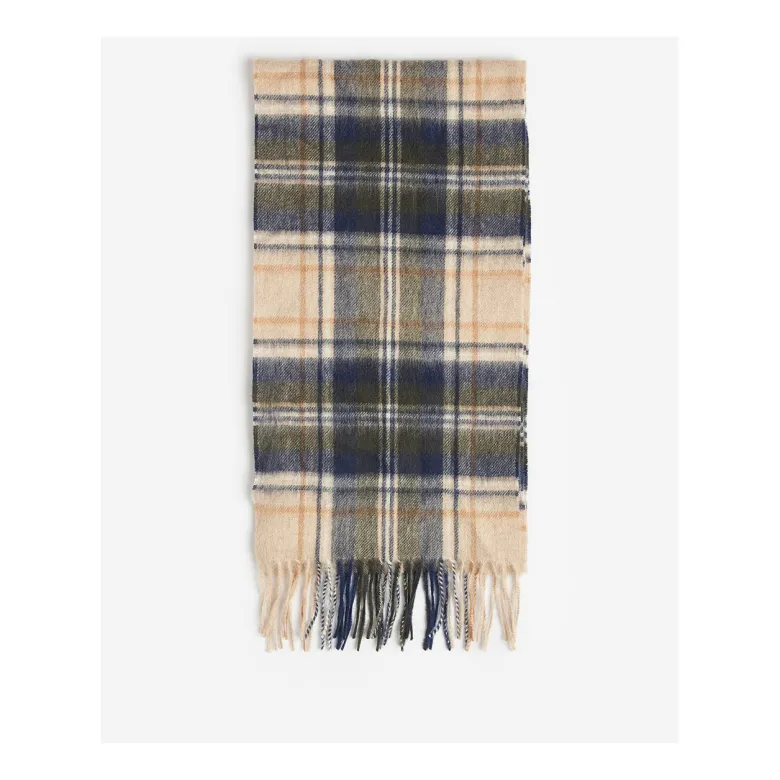 New Check Scarf | Sand Beige Plaid