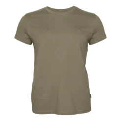 3-Pack T-Shirt W | Dam | Green/H.Brown/Khaki