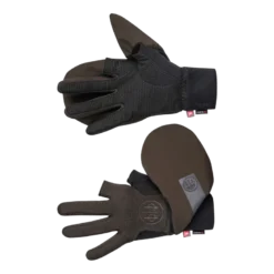 Padded Double Gloves | Brown Bark