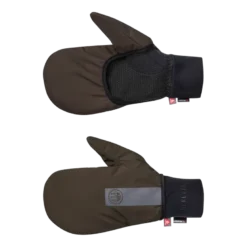 Padded Double Gloves | Brown Bark