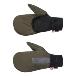 Padded Double Gloves | Green Moss