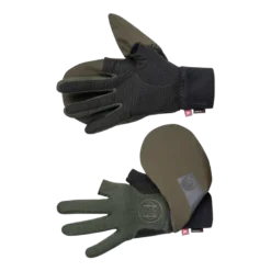 Padded Double Gloves | Green Moss
