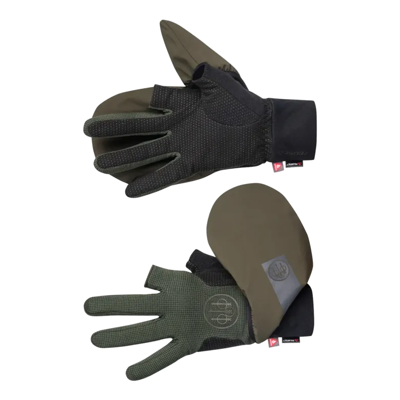 Padded Double Gloves | Green Moss