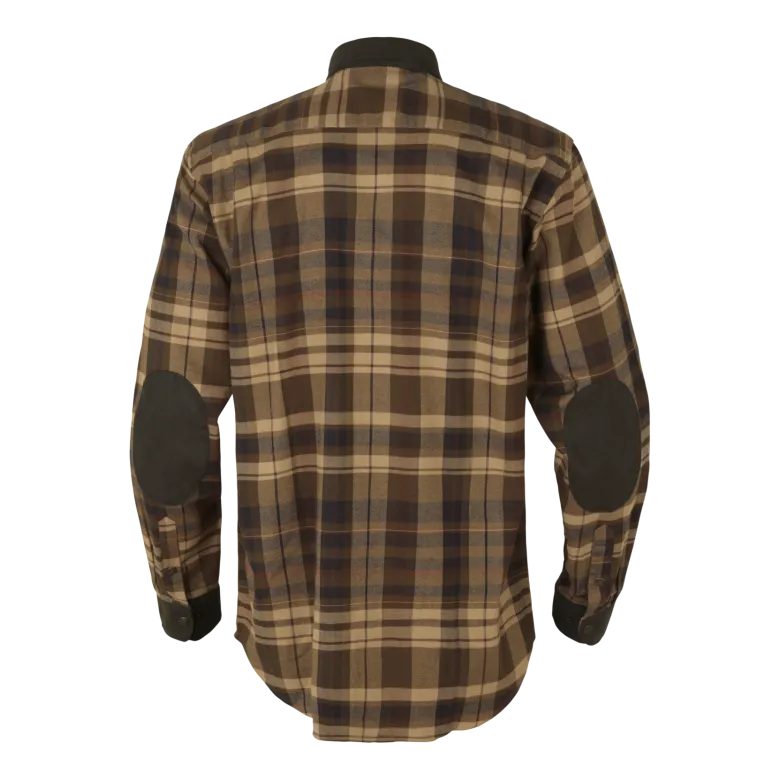 Pajala Skjorta | Beige w/brown