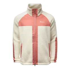 Pile Fleece jacka W | Dam | CremeWhite/BrickPink
