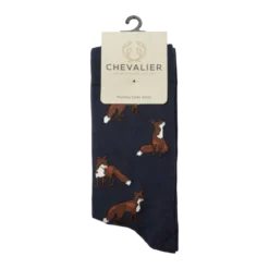Pomeroy Socks | Dark Navy Foxes