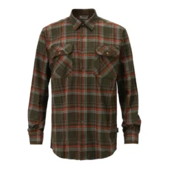 Prestwick Exclusive Shirt | Herr | Green/Burned Orange