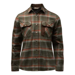 Prestwick Exclusive Shirt W | Dam | Green/Burned Orange