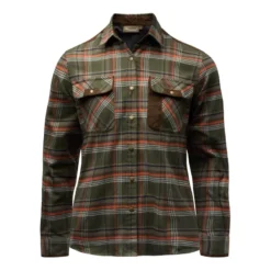 Prestwick Exclusive Shirt W | Dam | Green/Burned Orange