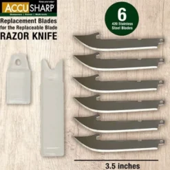 Razor Knife Extra Blades | 6-pack