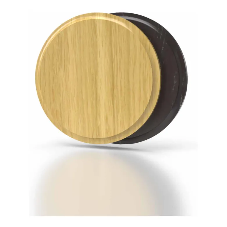 Round Boar Hog Trophy Plate | Dark