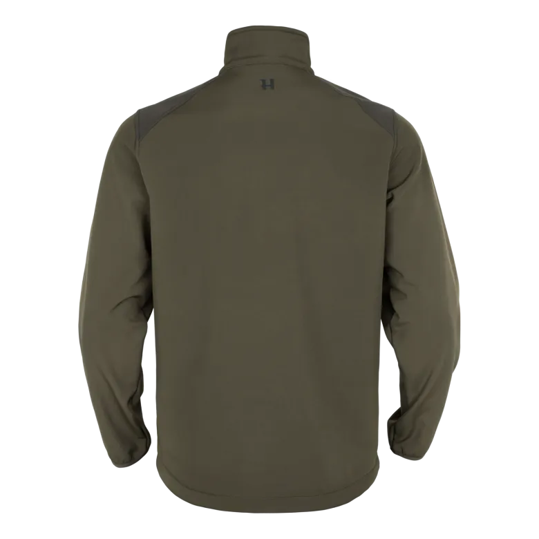 Scandinavian softshelljacka | Willow green/Shadow brown