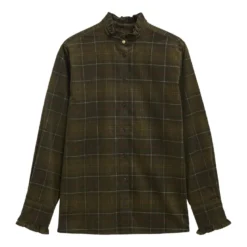 Shae Shirt | Sage/Classic Tartan