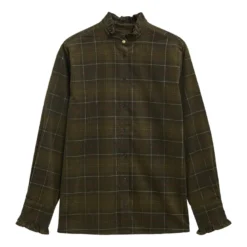 Shae Shirt | Sage/Classic Tartan