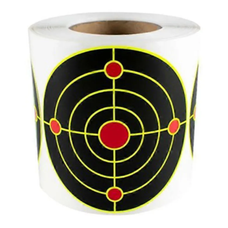 Självhäftande Skjutmål | 12 cm 100-pack