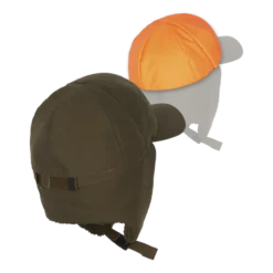 Småland Teddy Winter Cap | Moss Green/Orange