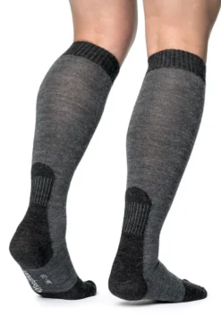 Socks Skilled Liner Knee-High | Dark Grey/Grey