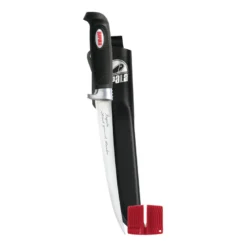 Soft Grip Fillet Knives with Sharpener