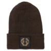 Symbol Beanie | Leather Brown