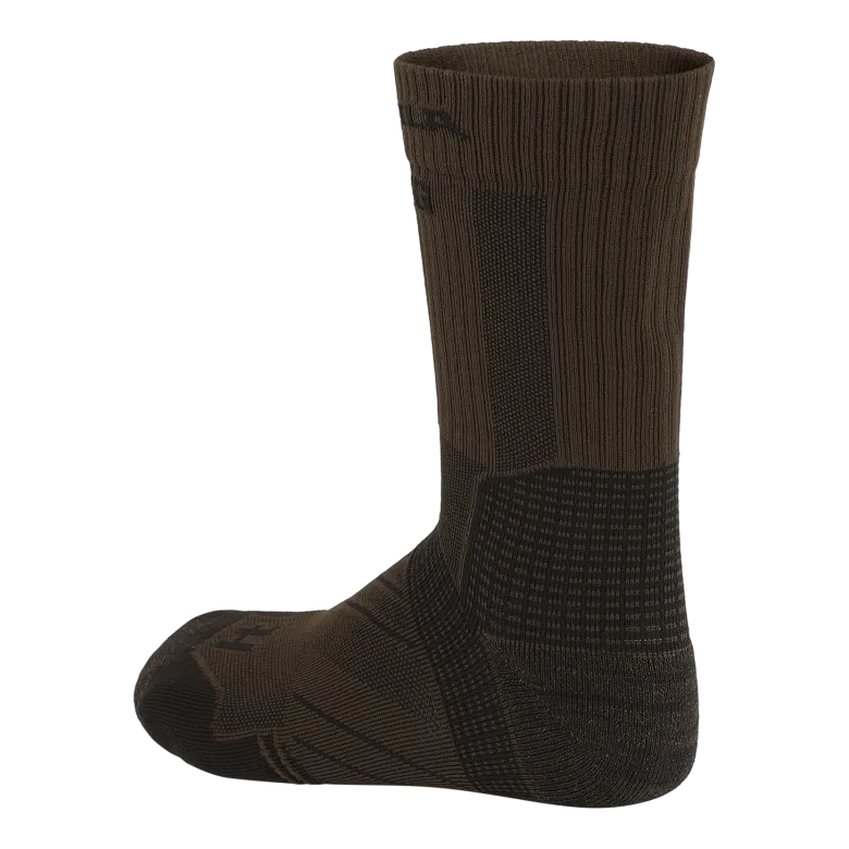 Trail socka | Dark olive/Willow green