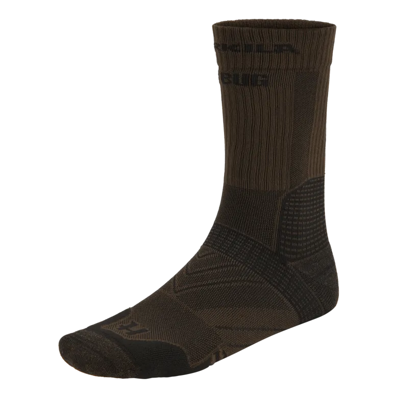 Trail socka | Dark olive/Willow green