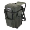 Trekker sit on bag