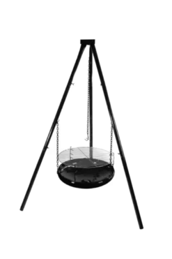 Tripod Fire Pan Black 170 cm
