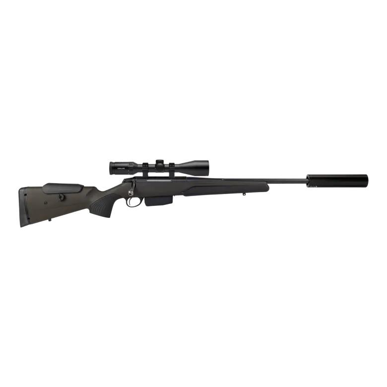 Vapenpaket Tikka T3x J.E Forest Green - Helia Kahles 2-10x50 - Rcc hunter